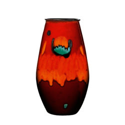 Poole Pottery Volcano Manhattan Vase, H26cm